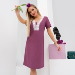 Платье Карусель цвета. Состав: 80% п/э, 15% лен, 5% эластан