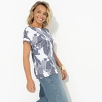 Футболка Жду чудо (leaves). Состав: 96% п/э, 4% эластан