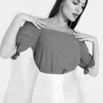 Блуза Сладкий комплимент (kiss). Состав: 97% полиэстер, 3% спандекс