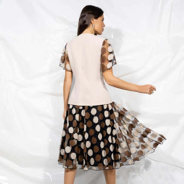 Костюм с юбкой Шаг к тебе (brown, 2 в 1) 