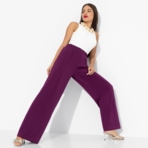 Брюки Создавай настроение (бургунди). Состав: 60% п/э, 37% вискоза, 3% спандекс