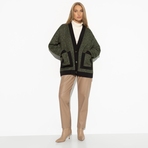 В модном режиме. Состав: 50% хлопок, 49% акрил, 1% металлизированная нить