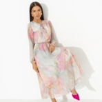 Платье Летящие мгновения (нежная). Состав: 100% полиэстер