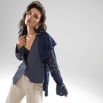 Жакет Примкнуть к избранным (misty blue). Состав: 65% п/э, 30% хлопок, 5% спандекс