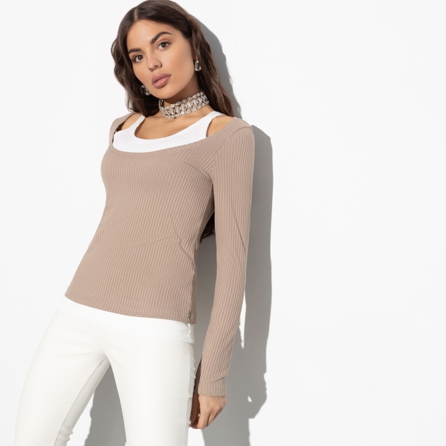 Двойка Дерзкая чувственность (беж стайл, 2 в 1) 