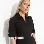 Платье Увлечься вмиг (black). Состав: 60% полиэстер, 37% вискоза, 3% спандекс