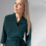 Платье Модная реализация (new, с поясом). Состав: 95% полиэстер, 5% эластан