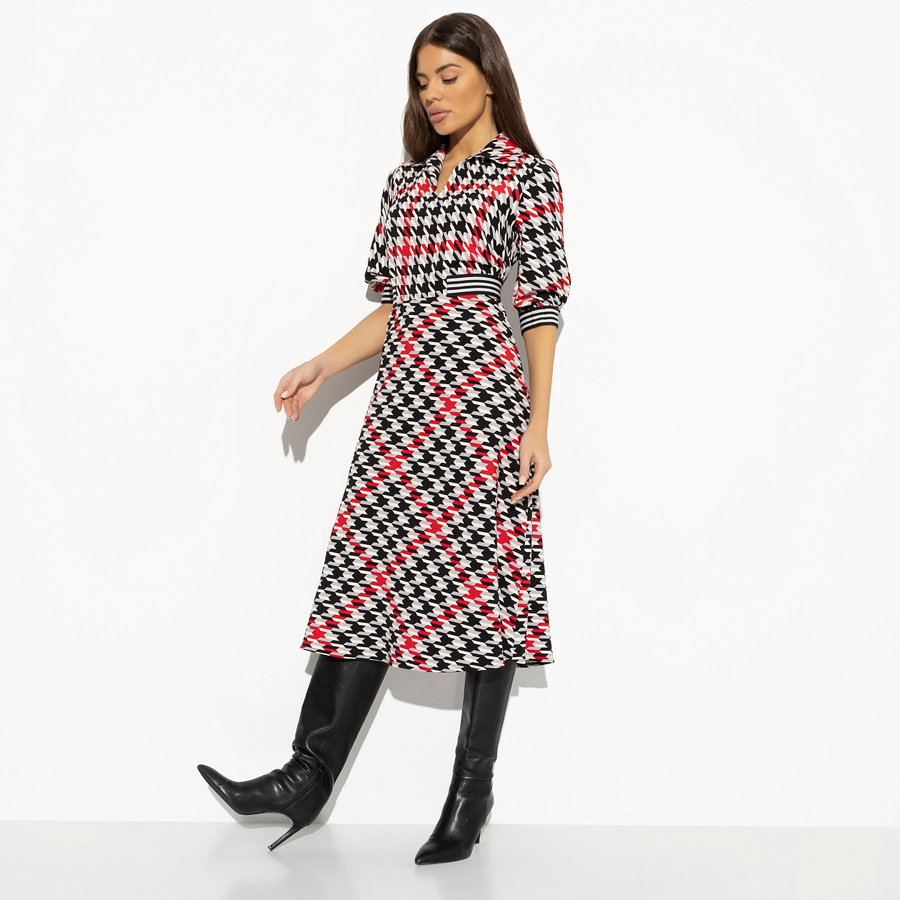 Платье Увлечься вмиг (new). Состав: 95% п/а, 5% спандекс