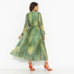 Платье Летящие мгновения (green). Состав: 100% полиэстер