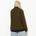 Бомбер Бунтарка (green). Состав: 60% полиэстер, 37% вискоза, 3% спандекс