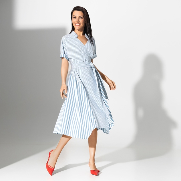 Платье Стихийная энергетика (air blue) 