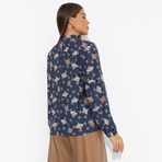 Блуза Драма в деталях. Состав: 65% п/э, 30% вискоза, 5% эластан