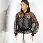 Бомбер Эпичный шик (black). Состав: 95% п/а, 5% спандекс