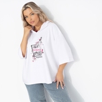 Футболка Раздать стиля. Состав: 65% п/э, 30% вискоза, 5% стрейч