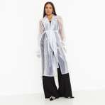 Разворот к счастью (белый, с поясом). Состав: 100% полиэстер