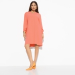 Платье Праздник в сердечке (с поясом). Состав: 72% п/э, 22% вискоза, 6% спандекс