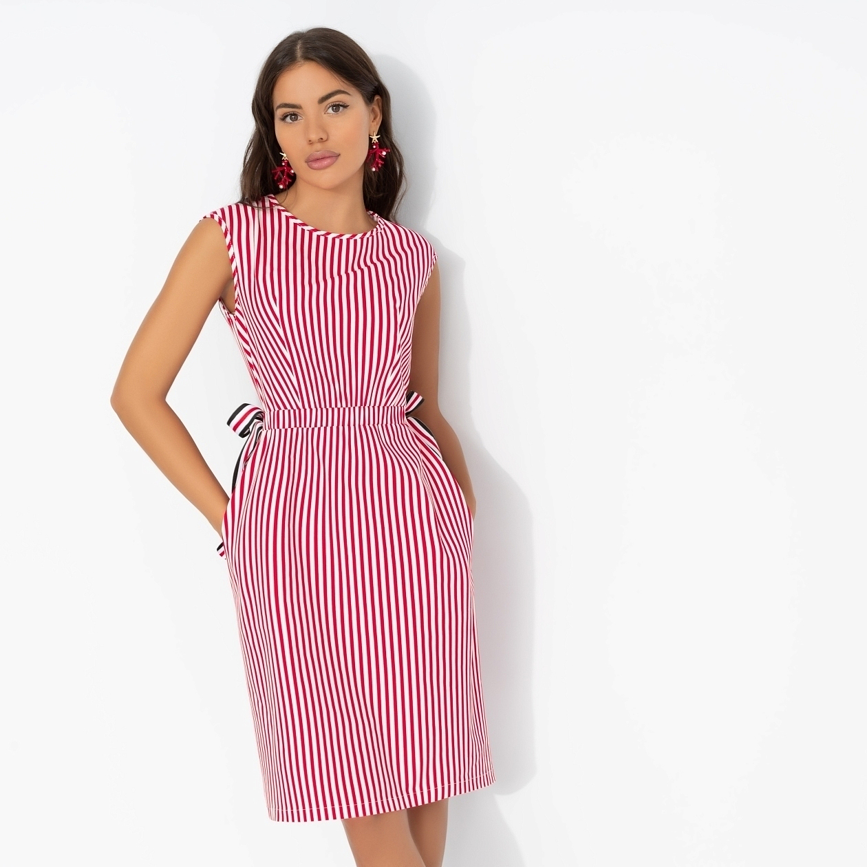 Платье Планы на отпуск (яркая new). Состав: 85% хлопок, 15% эластан