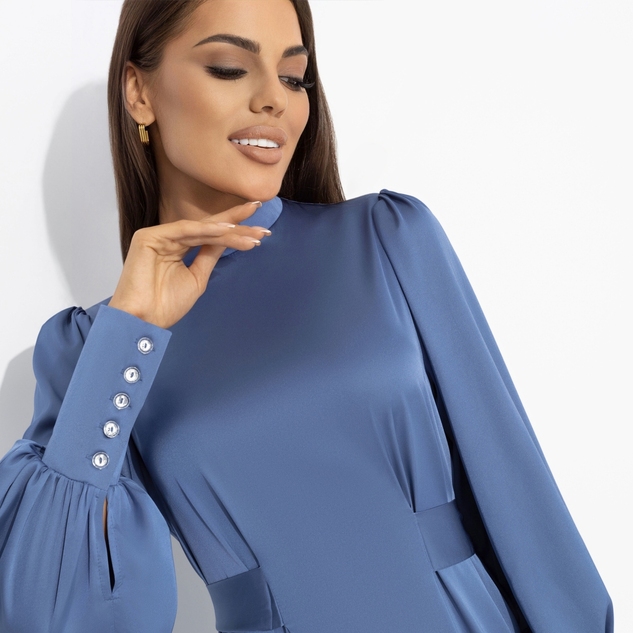 Платье Притяжение элегантности (синий бриз)