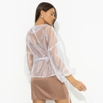 Жакет Вершина восхищения (белая). Состав: 100% полиэстер