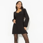 Платье Успешный прогрев. Состав: 60% полиэстер, 37% вискоза, 3% спандекс