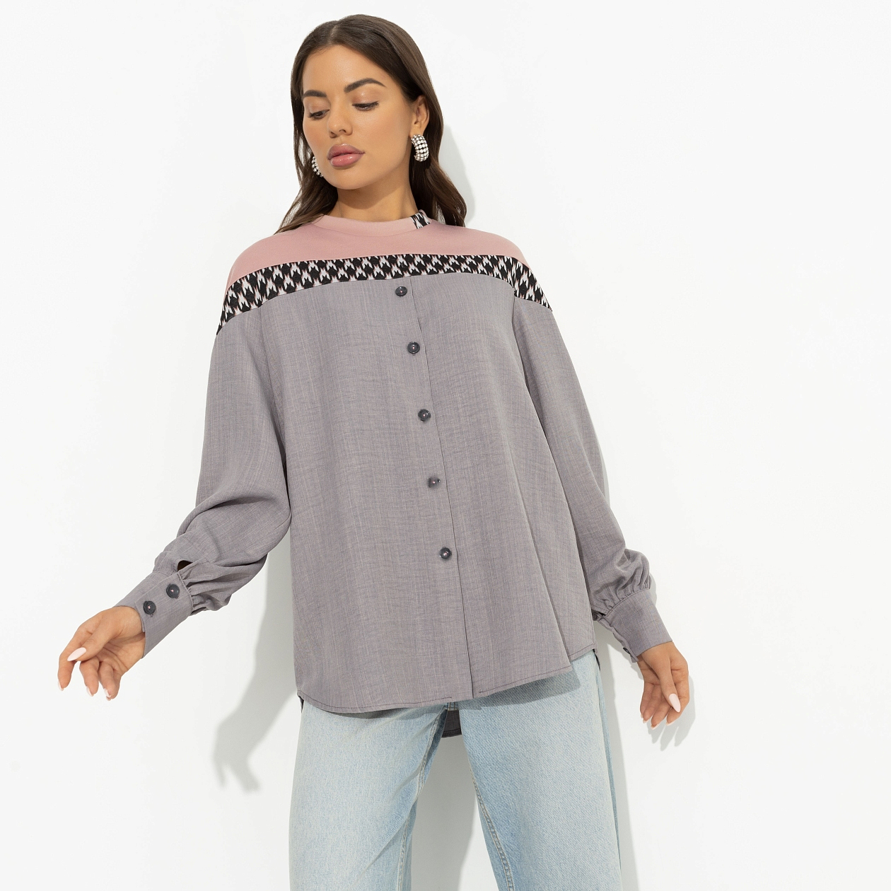 Всплеск эмоций (gray). Состав: 70% полиэстер, 25% вискоза, 5% спандекс