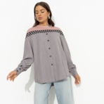 Всплеск эмоций (gray). Состав: 70% полиэстер, 25% вискоза, 5% спандекс