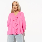 Блуза Стильный триумф (love). Состав: 95% п/э, 5% эластан