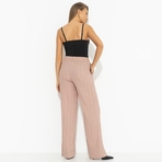 Брюки Пленительная легкость (коричневые). Состав: 60% вискоза, 35% п/э, 5% эластан