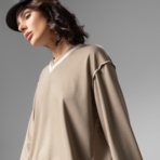 Успех в руках (бежевый). Состав: 65% полиэстер, 30% вискоза, 5% спандекс