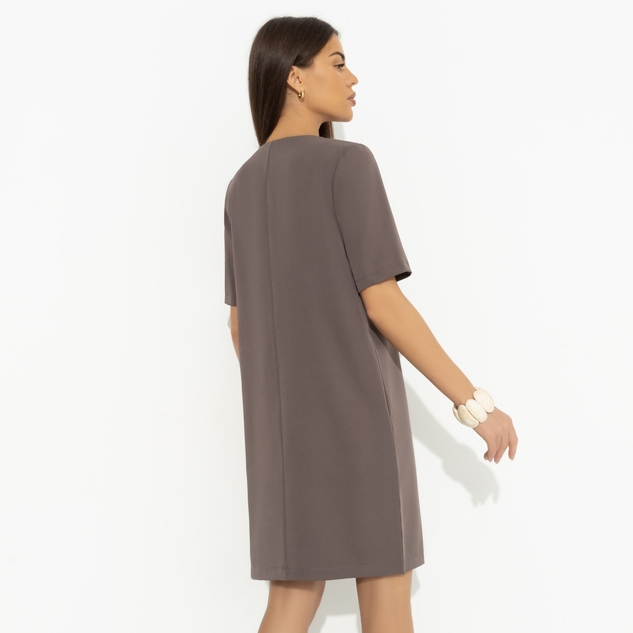 Платье Виртуальные будни (brown) 