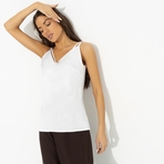 Создана для поцелуев (белая). Купить женский Топ оптом от производителя.