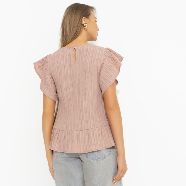 Блуза Потому что нужно! (коричневая) 