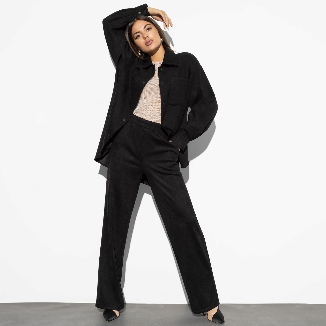 Брюки Предмет обожания. Состав: 95% п/э, 5% спандекс