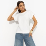 Футболка Искусство строить глазки . Состав: 65% п/э, 30% вискоза, 5% спандекс