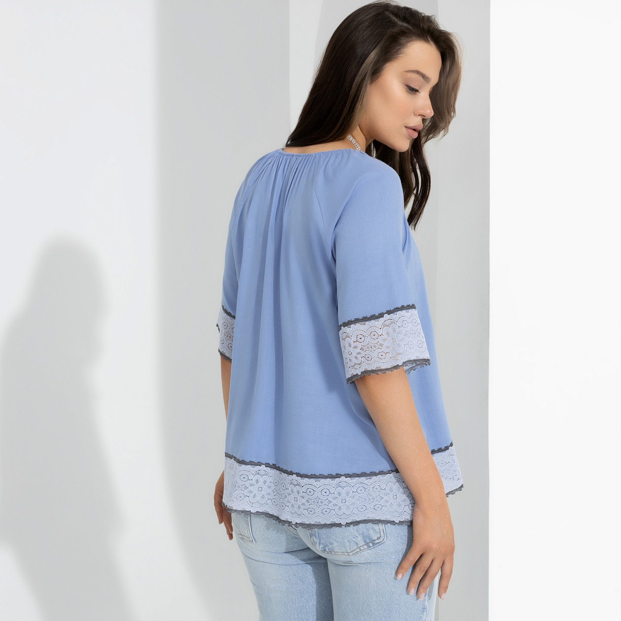 Блуза Путешествие в Прованс (spring day). Состав: 95% вискоза, 5% спандекс