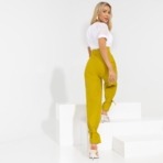 Брюки Выйти за пределы (стильная, с поясом). Состав: 100% хлопок