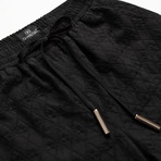 Брюки Роскошный момент (super black). Состав: 85% хлопок, 10% п/э, 5% спандекс