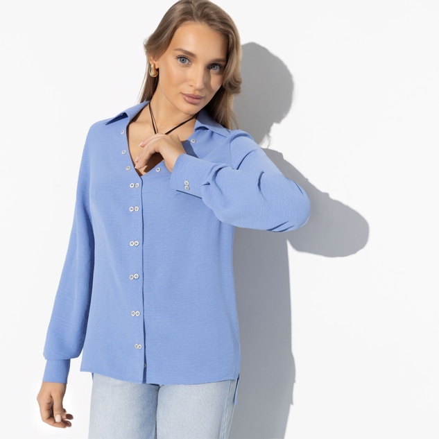 Блуза Сбежим из офиса (chic sky) 