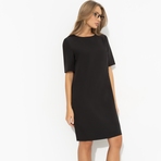 Платье Виртуальные будни (классика). Состав: 60% п/э, 37% вискоза, 3% спандекс