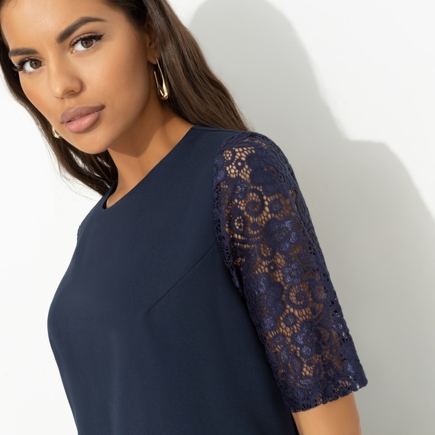 Платье Виртуальные будни (blue lace) 