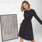 Платье Стильный офис. Состав: 95% п/э, 5% эластан