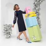 Платье Комплименты Много! (звездная фея). Состав: 95% п/э, 5% эластан