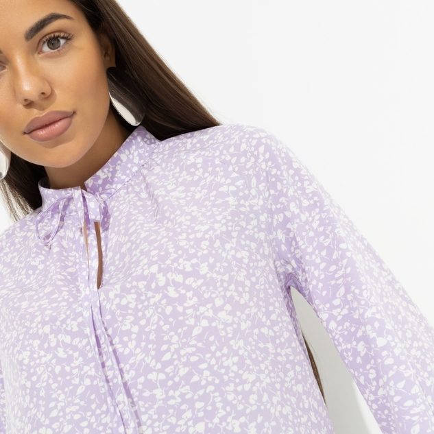 Блуза В лучшей роли (сиреневый) 
