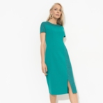 Платье-футляр Шлейф юности (green). Состав: 95% п/э, 5% спандекс