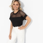 Футболка Стильная свобода. Состав: 65% п/э, 30% вискоза, 5% стрейч