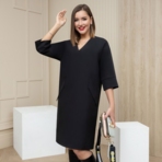 Платье Сладкий ноябрь (black). Состав: 95% п/э, 5% эластан