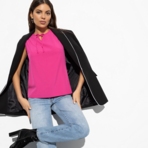 Блуза Легкое настроение (фуксия). Состав: 97% полиэстер, 3% спандекс