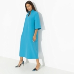 Платье Сияние глянца (turquoise). Состав: 95% полиэстер, 5% эластан