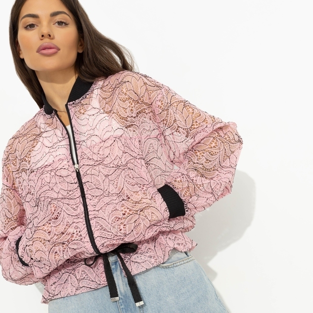 Бомбер Эпичный шик (розовый пион) 