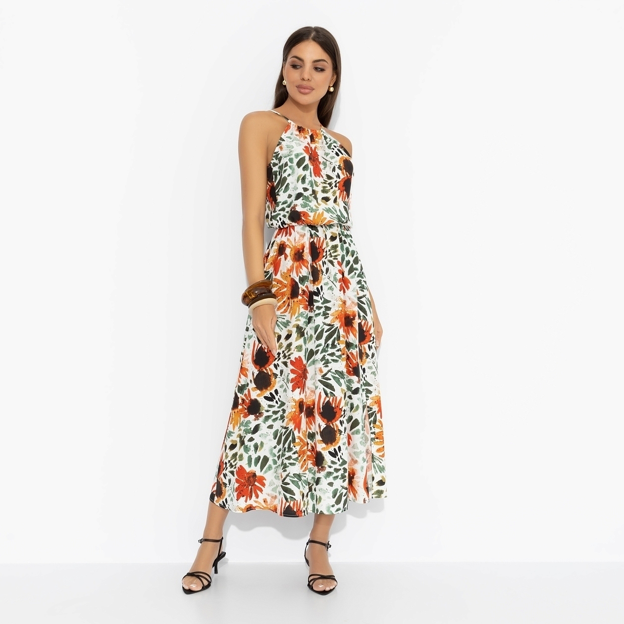 Сарафан Внезапное свидание (яркая). Состав: 100% вискоза